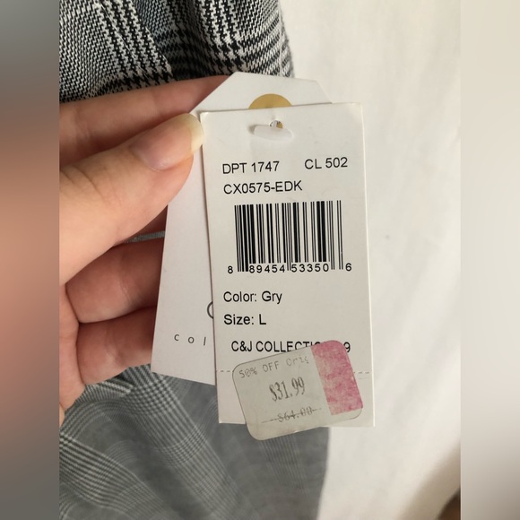 C&J collection Dress pants with belt - Picture 4 of 4